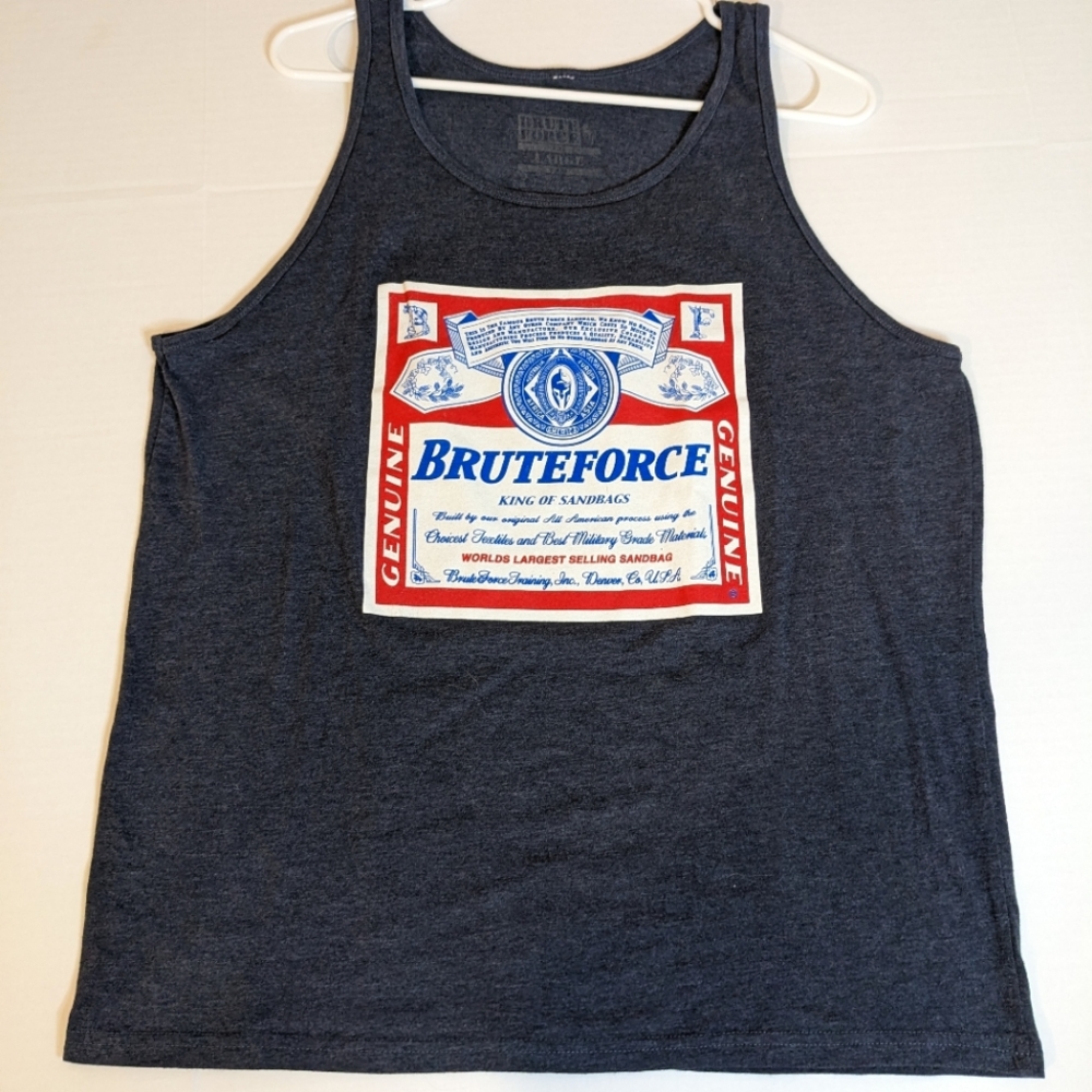 Brute Force King of sand bags genuine tank top size Large